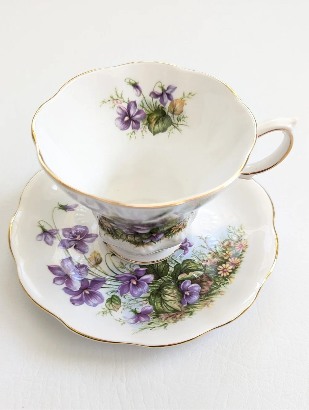 Royal Albert Sunnyside Series Maria Teacup & Saucer English Fine Bone China